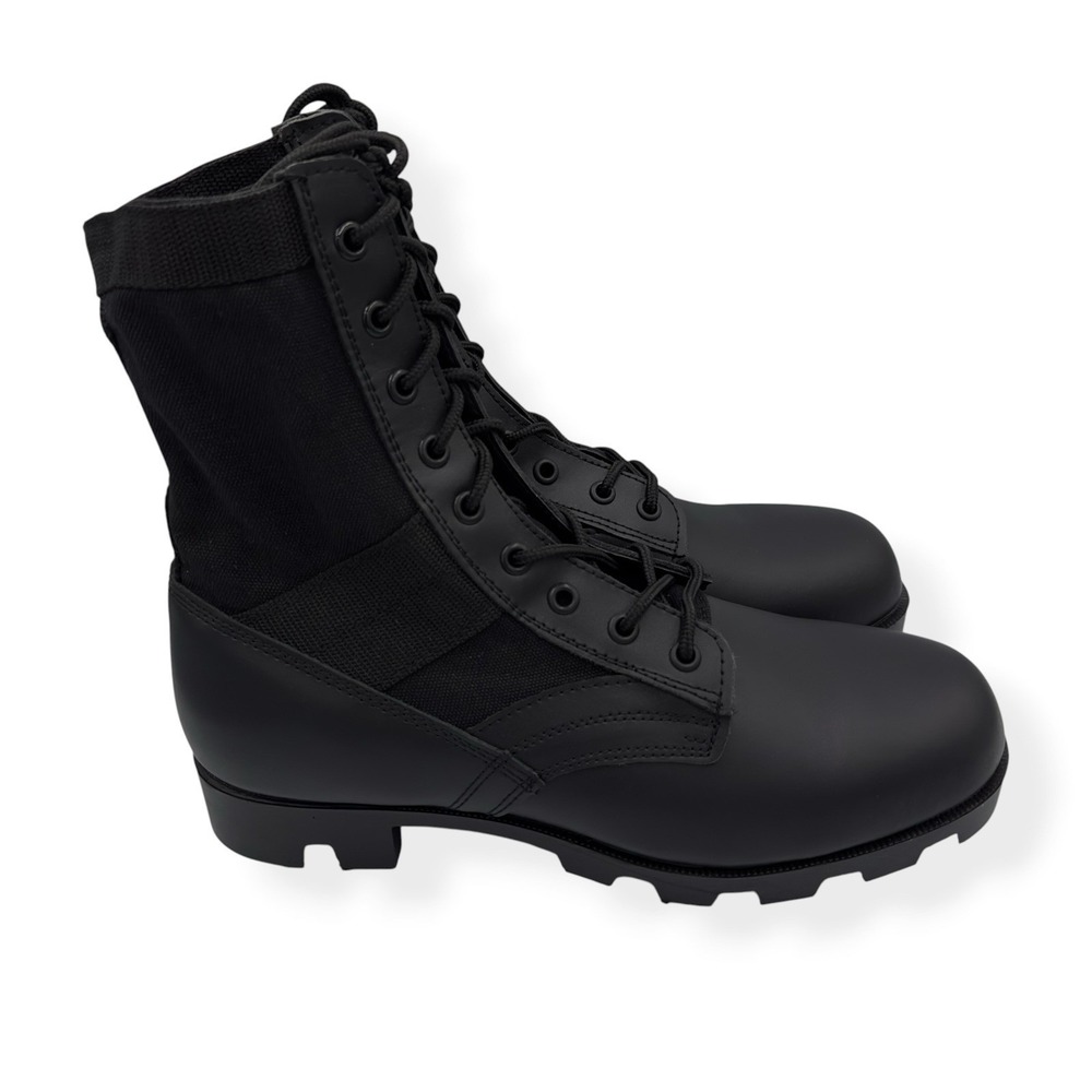 ROTHCO 8" Tall Steel Toe Panama Sole G.I. Style Jungle Boots Mens Size 12W Black